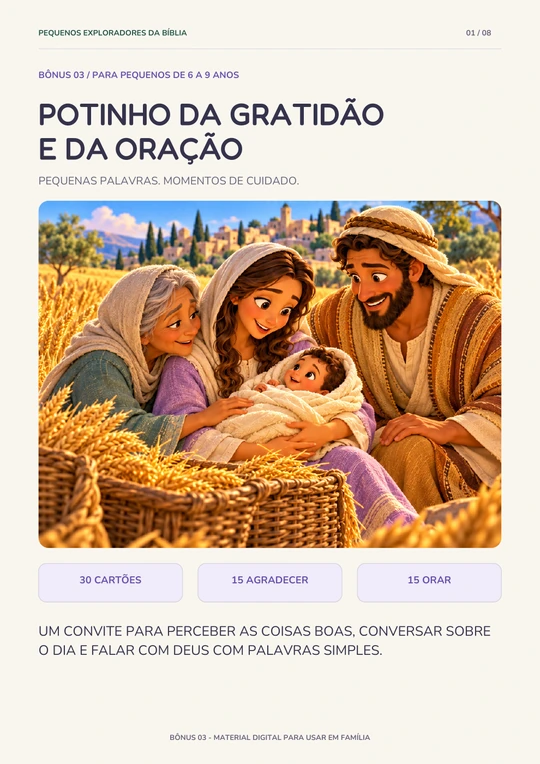 Capa do bônus Potinho da Gratidão e da Oração